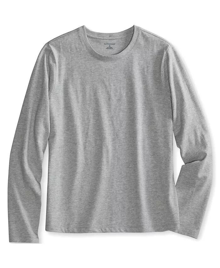 Школьная форма для девочек, футболка Essential с длинными рукавами Lands' End, серый
Школьная форма для девочек, футболка Essential с длинными рукавами Lands' End, серый