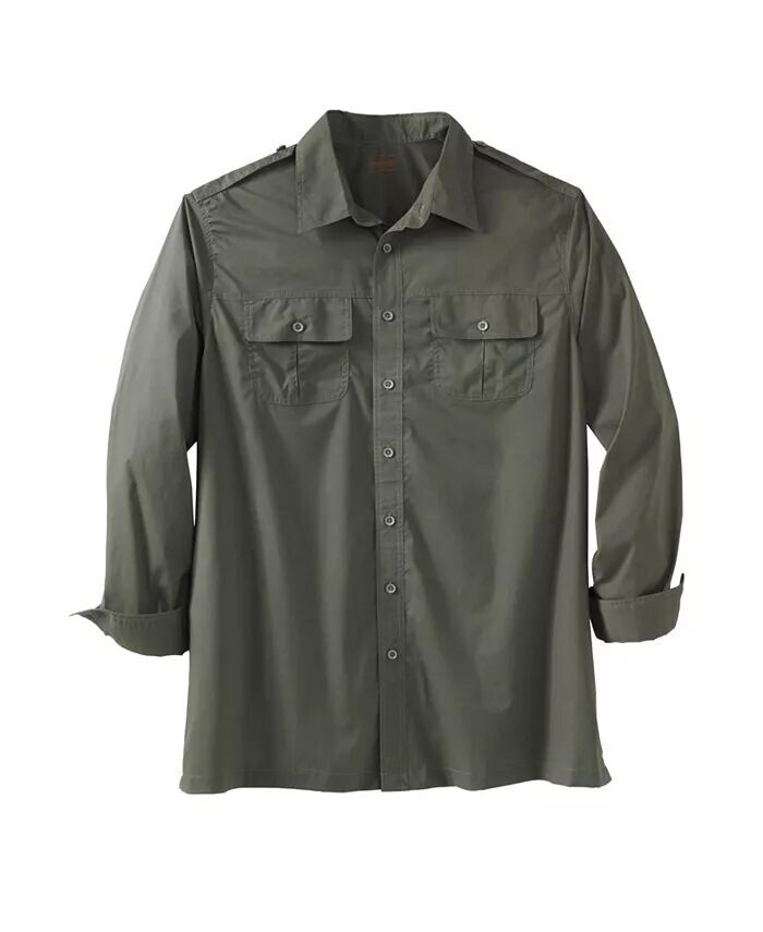 Рубашка пилота с длинным рукавом для мужчин и женщин KingSize Big & Tall Boulder Creek, зеленый
Рубашка пилота с длинным рукавом для мужчин и женщин KingSize Big & Tall Boulder Creek, зеленый