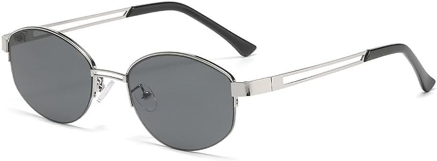 Популярные модные овальные солнцезащитные очки для женщин в винтажном стиле, полуободковые, с прозрачными линзами Ocean, защита от УФ-излучения UV400, солнцезащитные очки для мужчин KTUCN, C2 Silver Black
Популярные модные овальные солнцезащитные очки для женщин в винтажном стиле, полуободковые, с прозрачными линзами Ocean, защита от УФ-излучения UV400, солнцезащитные очки для мужчин KTUCN, C2 Silver Black