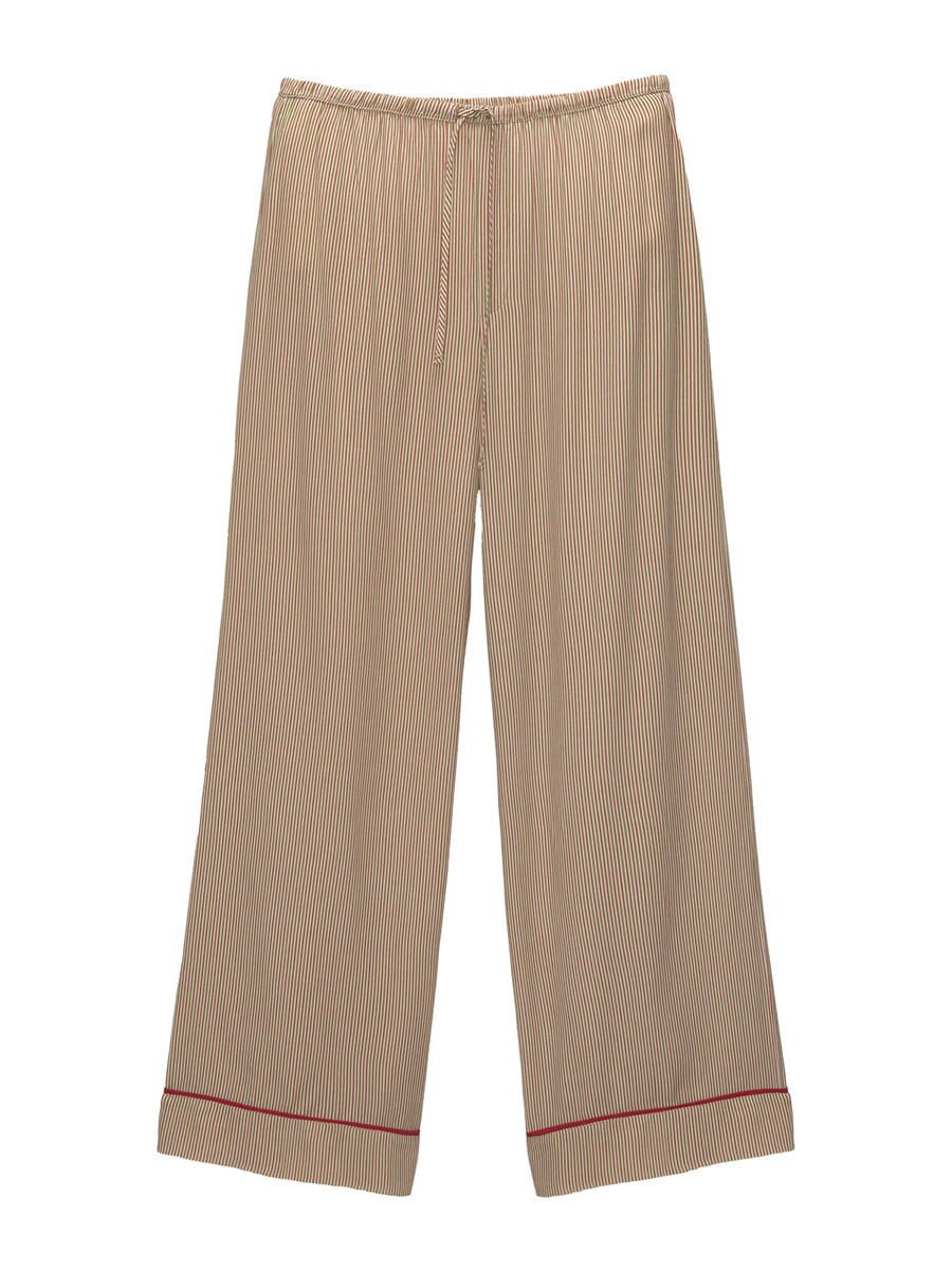 Широкие брюки Pull&Bear, экрю
Широкие брюки Pull&Bear, экрю