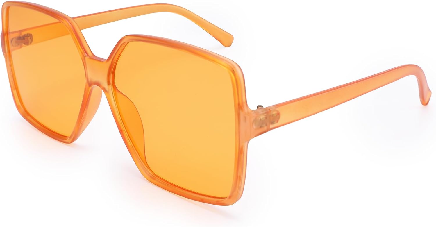 Солнцезащитные очки Dollger увеличенного квадратного размера для женщин, большие, широкие, модные, для мужчин, с защитой от УФ-излучения, унисекс, Matte Orange Frame Orange Lens
Солнцезащитные очки Dollger увеличенного квадратного размера для женщин, большие, широкие, модные, для мужчин, с защитой от УФ-излучения, унисекс, Matte Orange Frame Orange Lens
