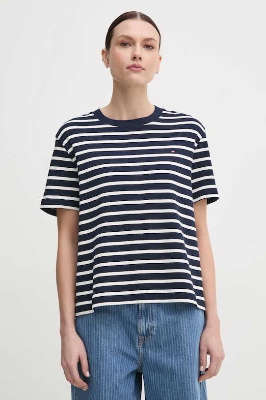 Хлопковая футболка Tommy Hilfiger, темно-синий
Хлопковая футболка Tommy Hilfiger, темно-синий