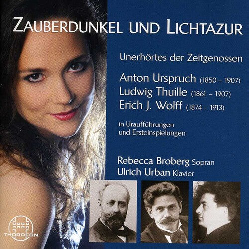 CD диск Urspruch / Broberg / Urban: Zauberdunkel Und Lichtazur
CD диск Urspruch / Broberg / Urban: Zauberdunkel Und Lichtazur