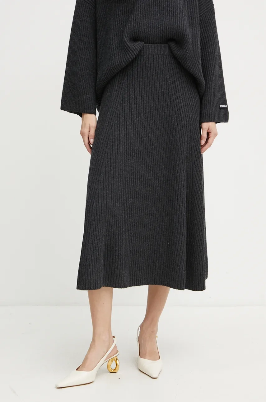 Шерстяная юбка Pinko, серый
Шерстяная юбка Pinko, серый