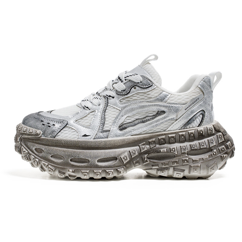 Kuding Антискользящие и износостойкие массивные низкие кроссовки для мужчин с эффектом увеличения роста белые, цвет White
Kuding Антискользящие и износостойкие массивные низкие кроссовки для мужчин с эффектом увеличения роста белые, цвет White