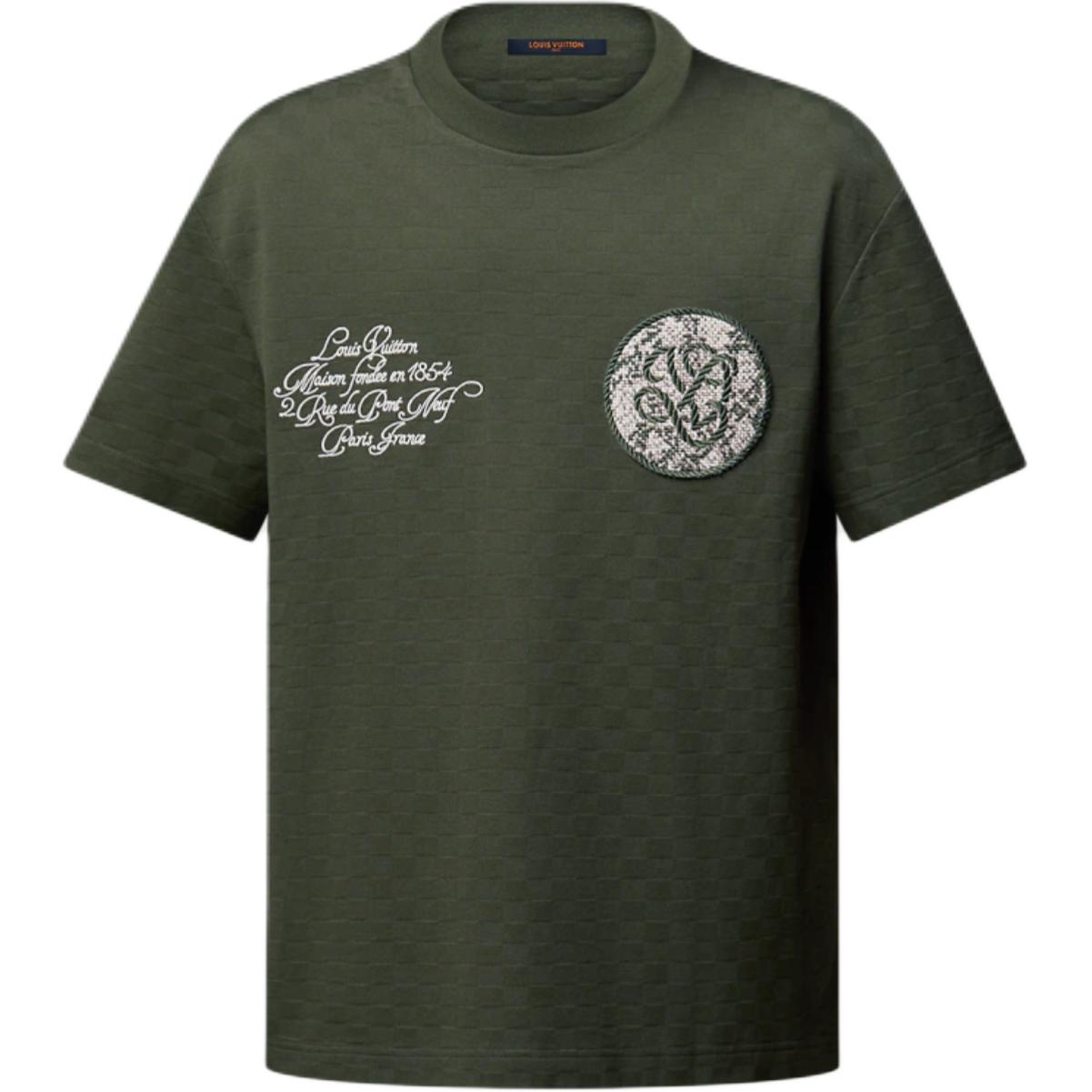 Футболка Lv Damier Pique LOUIS VUITTON, зеленый
Футболка Lv Damier Pique LOUIS VUITTON, зеленый