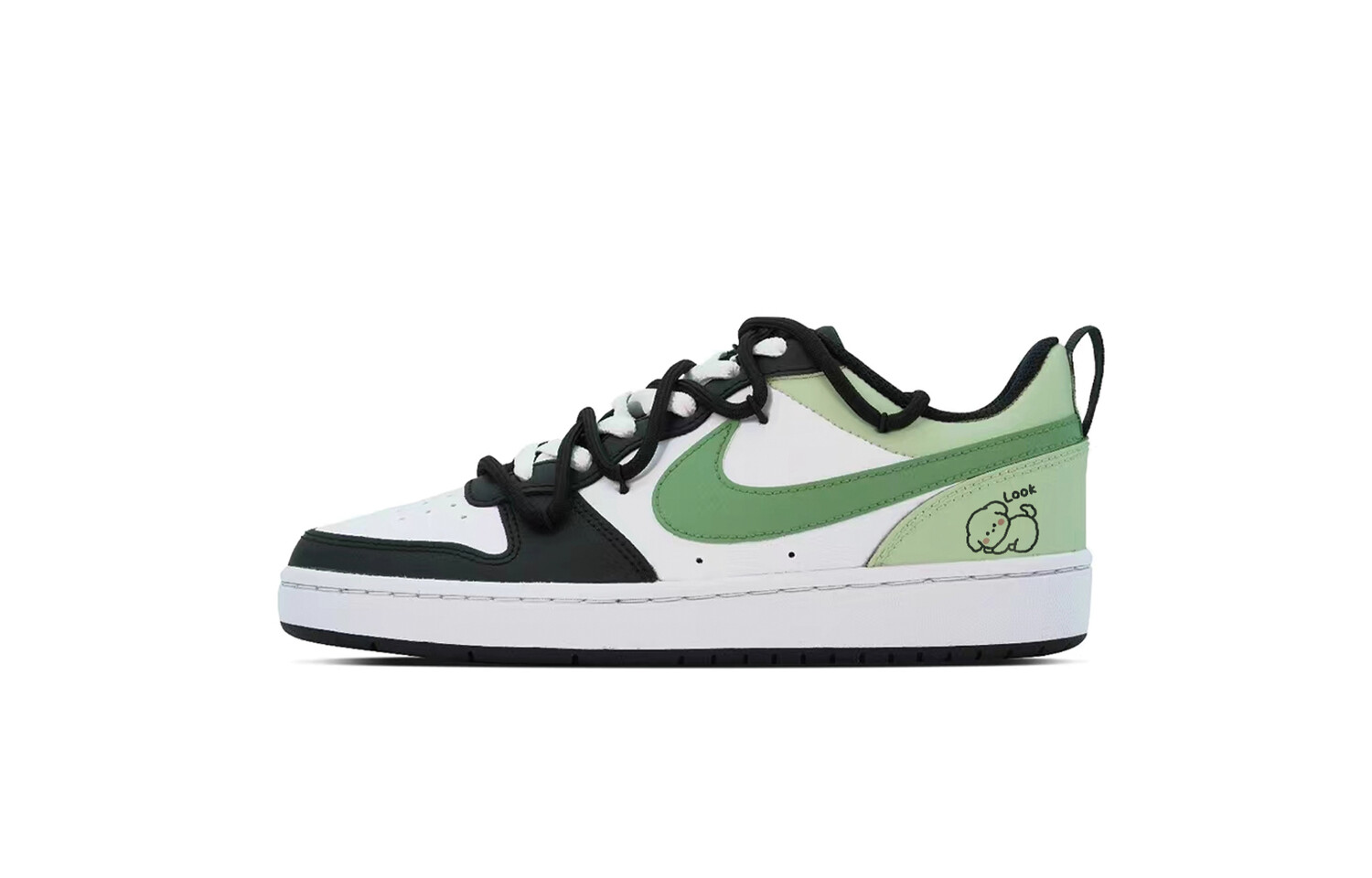 Кроссовки Nike Court Borough Skateboarding Shoes Women's Low-top Black/White/Green, зеленый
Кроссовки Nike Court Borough Skateboarding Shoes Women's Low-top Black/White/Green, зеленый