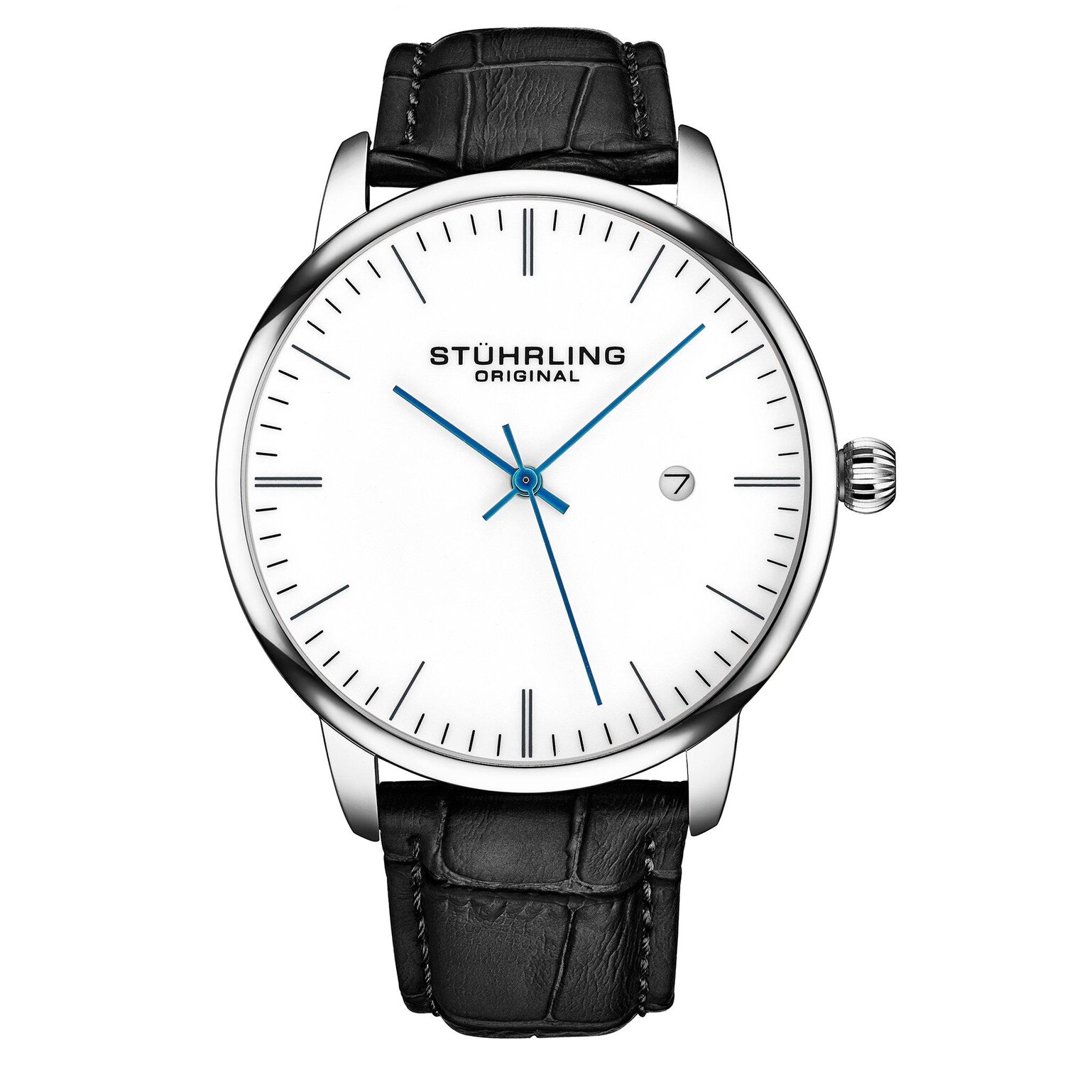Мужские классические кварцевые часы Rasa с кожаным ремешком STÜHRLING Original, белый
Мужские классические кварцевые часы Rasa с кожаным ремешком STÜHRLING Original, белый