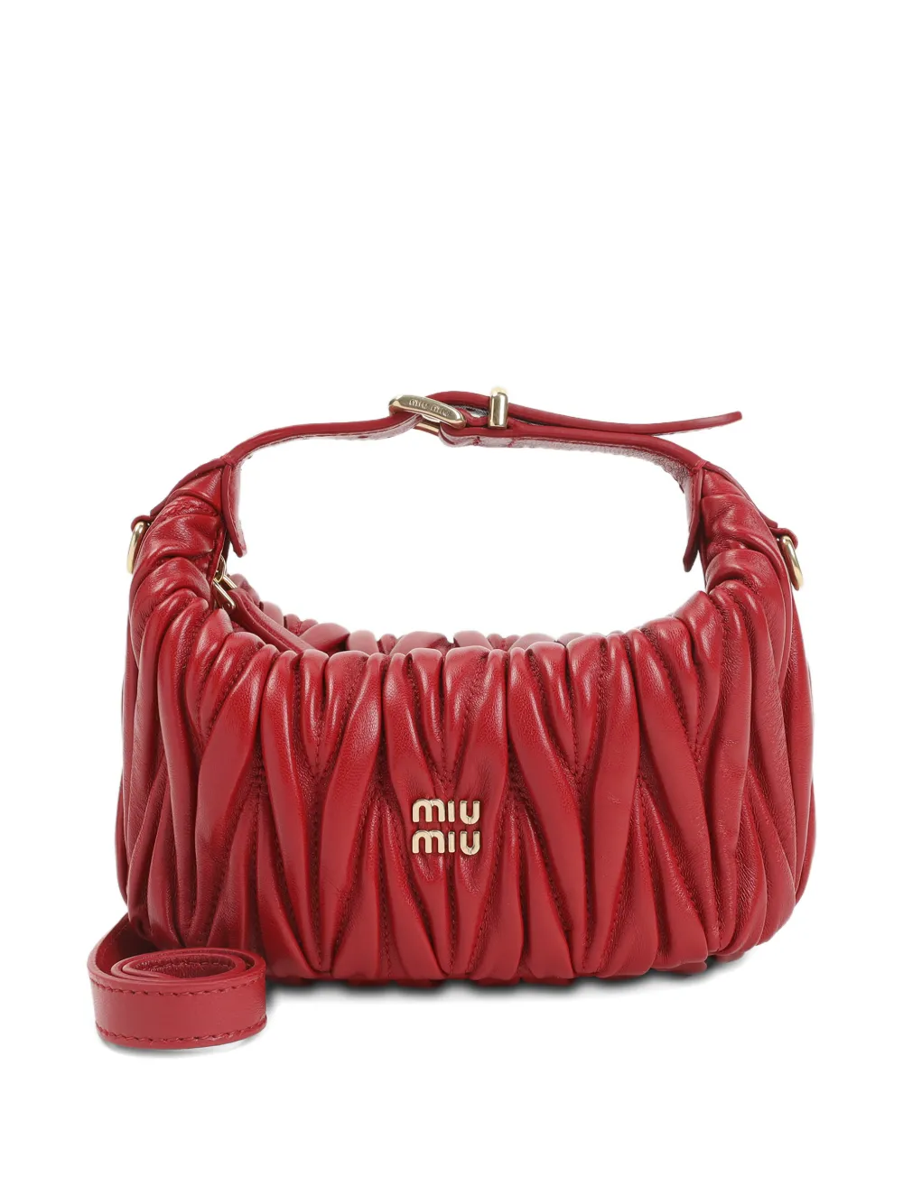 Сумка-тоут из стеганой кожи Miu Miu, красный
Сумка-тоут из стеганой кожи Miu Miu, красный