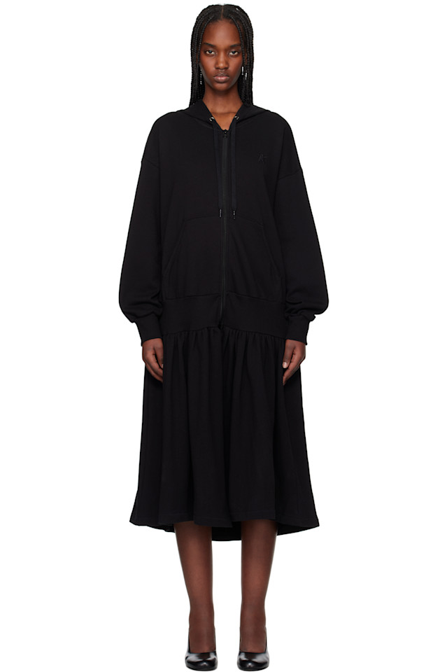 Джерси плиссированное худи-платье миди Open Yy, черный
Джерси плиссированное худи-платье миди Open Yy, черный