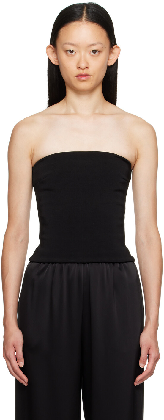 Черная майка с прямым вырезом Esse Studios
Черная майка с прямым вырезом Esse Studios