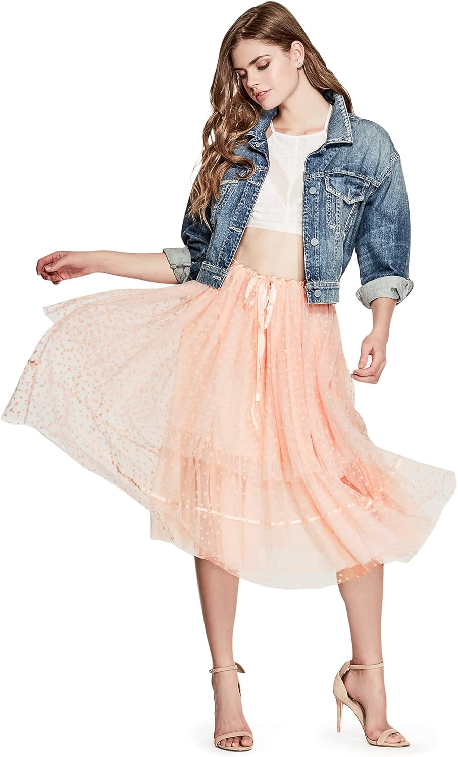 Кружевная юбка с ярусами Guess Belladonna, Slips
Кружевная юбка с ярусами Guess Belladonna, Slips