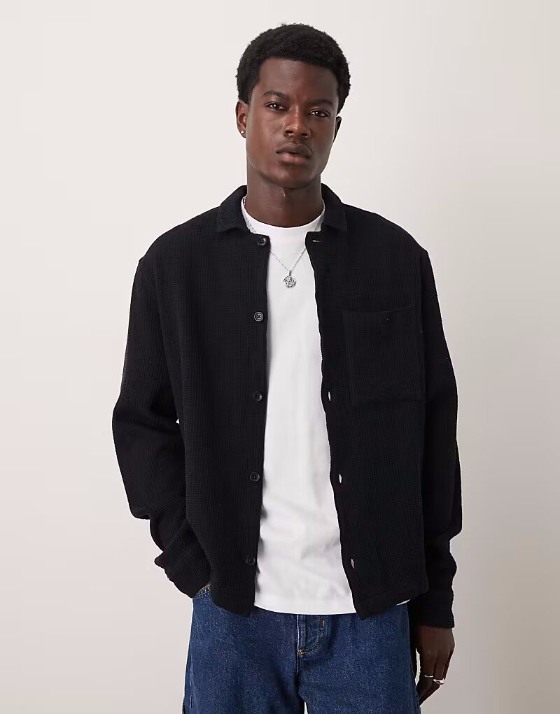 Рубашка свободного кроя черного цвета Asos Design
Рубашка свободного кроя черного цвета Asos Design
