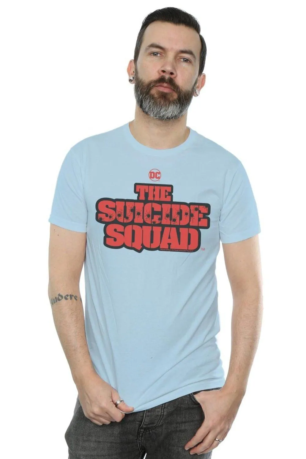 Футболка с логотипом фильма «Отряд самоубийц» DC Comics, синий
Футболка с логотипом фильма «Отряд самоубийц» DC Comics, синий