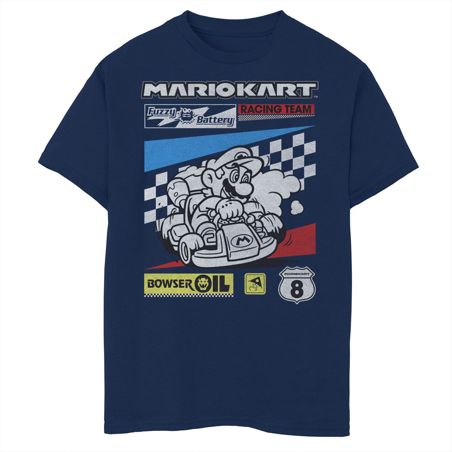 Футболка с плакатом гоночной команды Nintendo Mario Kart Racing Team для мальчиков 8–20 лет Licensed Character, синий
Футболка с плакатом гоночной команды Nintendo Mario Kart Racing Team для мальчиков 8–20 лет Licensed Character, синий