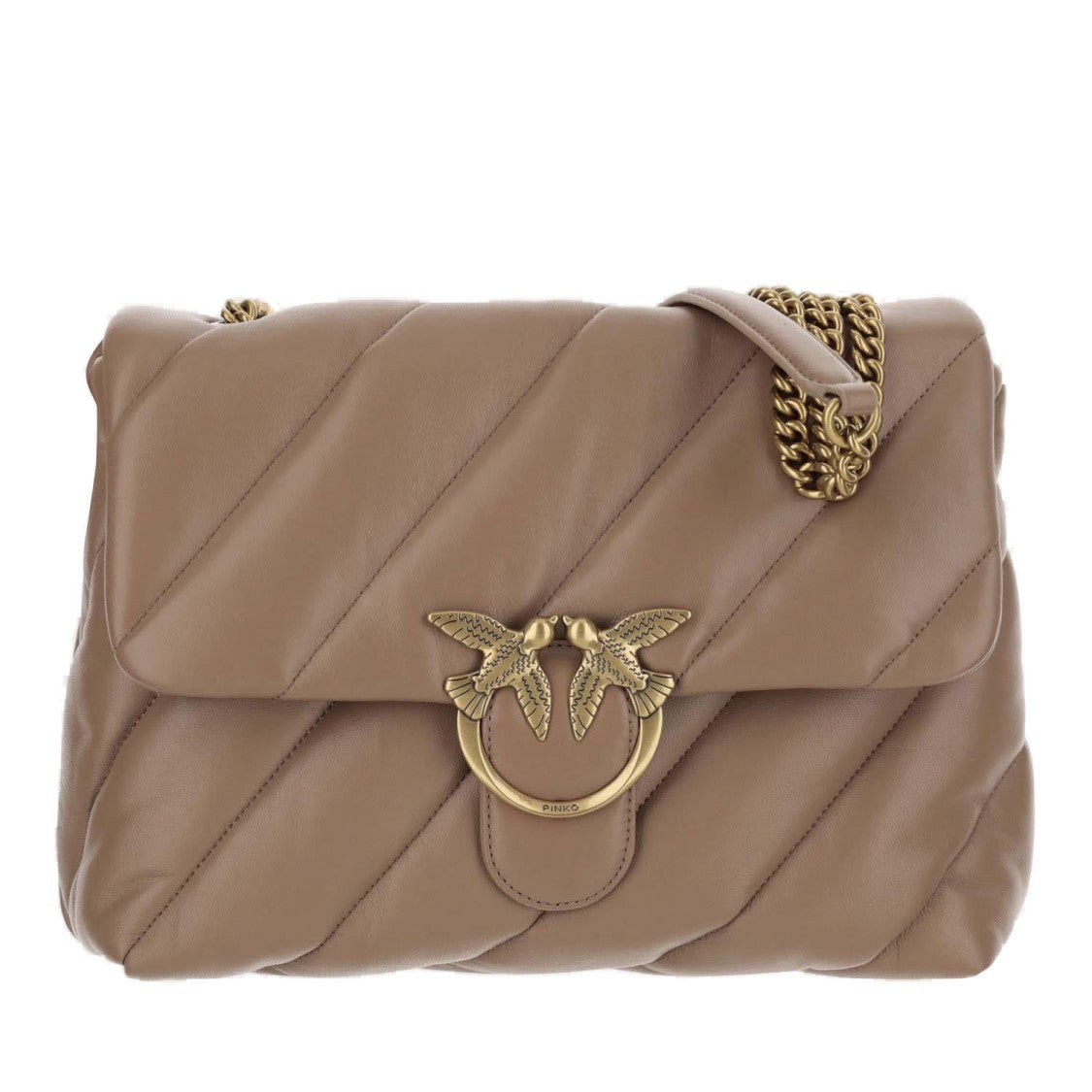 Любимая большая пухлая сумка Pinko, коричневый
Любимая большая пухлая сумка Pinko, коричневый