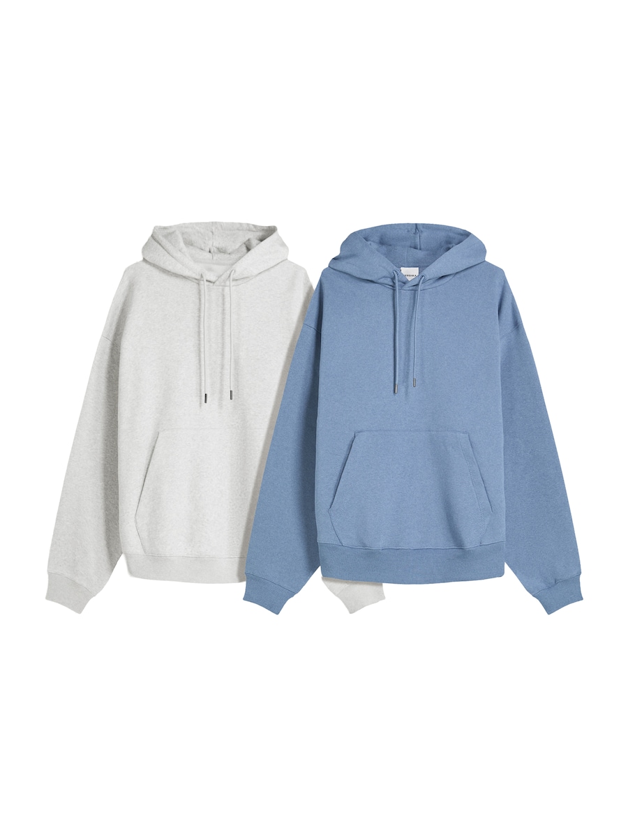 Толстовка Bershka, Marine Blue/Mottled Grey
Толстовка Bershka, Marine Blue/Mottled Grey