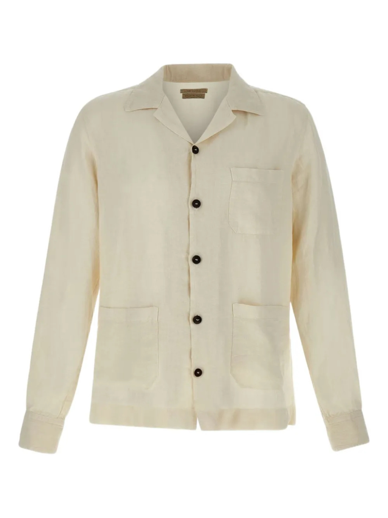 Льняная рубашка на пуговицах от Rick DEVORE, нейтральный
Льняная рубашка на пуговицах от Rick DEVORE, нейтральный