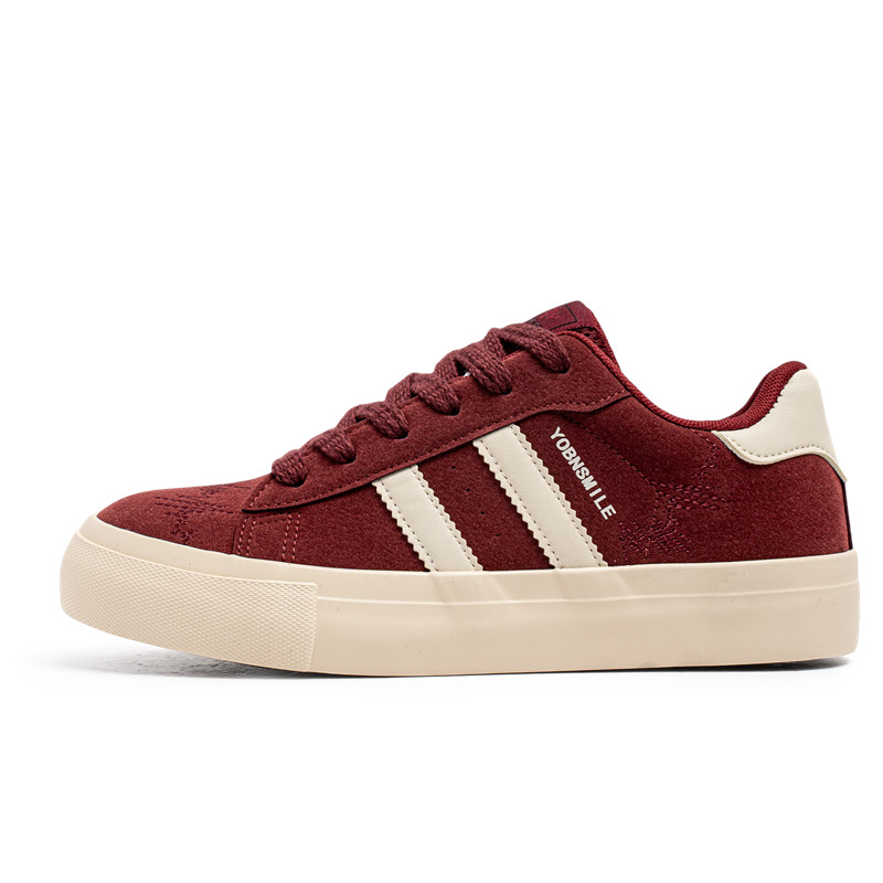 Детские скейтерские кроссовки для подростков Wooden Rabbit, бургундия 
Детские скейтерские кроссовки для подростков Wooden Rabbit, бургундия