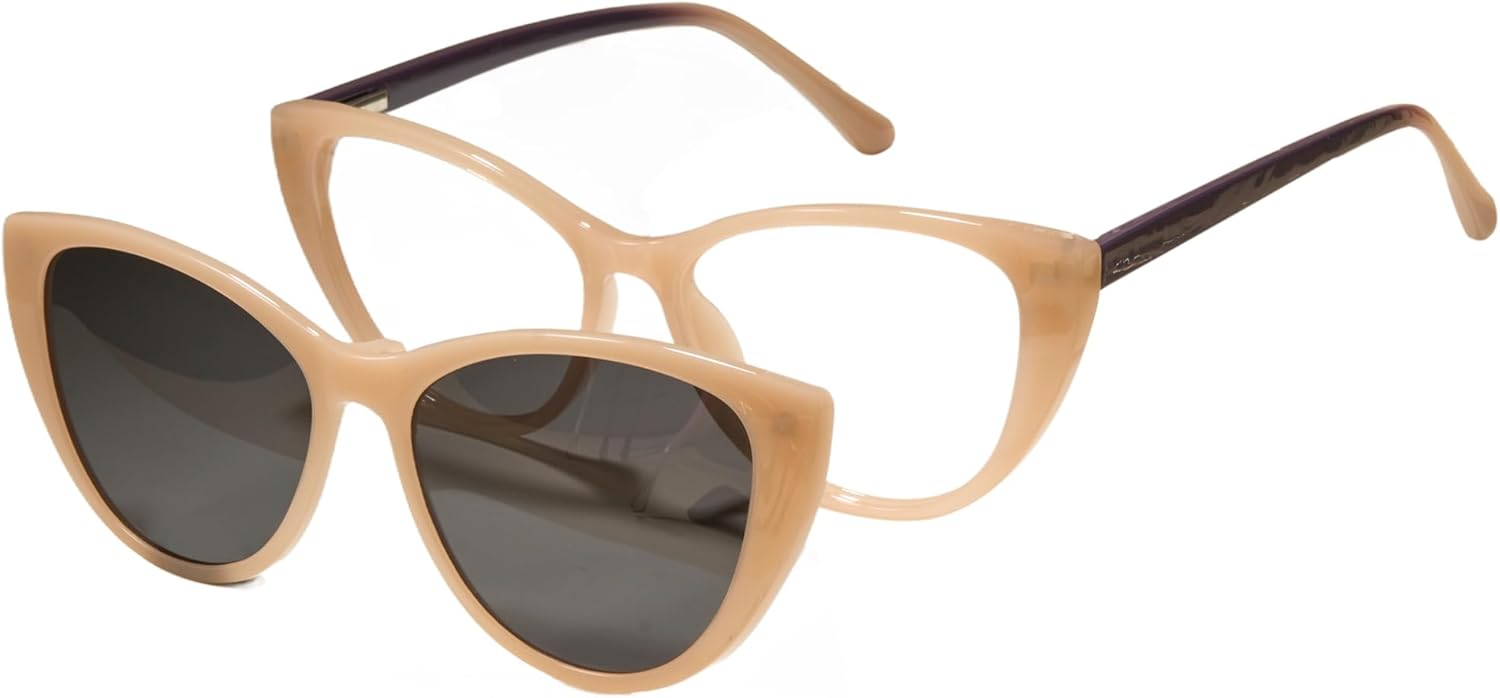 Солнцезащитные очки Cyxus Cat Eye с магнитной застежкой, женские, поляризованные, блокируют синий свет и имеют защиту UV400, модель P1221, Frame: Gradient Tea+ Lens: Clear+black-grey
Солнцезащитные очки Cyxus Cat Eye с магнитной застежкой, женские, поляризованные, блокируют синий свет и имеют защиту UV400, модель P1221, Frame: Gradient Tea+ Lens: Clear+black-grey