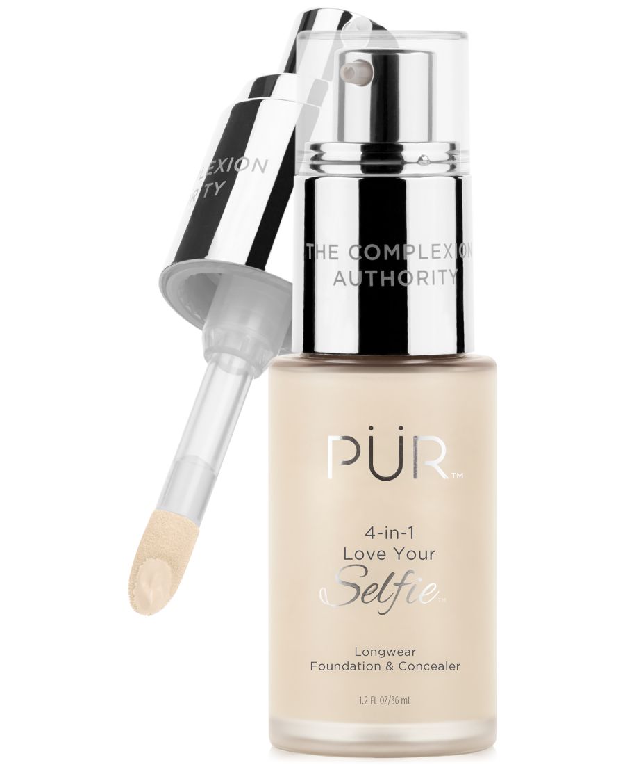 Тональный крем и консилер 4-в-1 Love Your Selfie Longwear Foundation & Concealer PÜR, цвет lg3 bone - very light w/ golden undertones
Тональный крем и консилер 4-в-1 Love Your Selfie Longwear Foundation & Concealer PÜR, цвет lg3 bone - very light w/ golden undertones