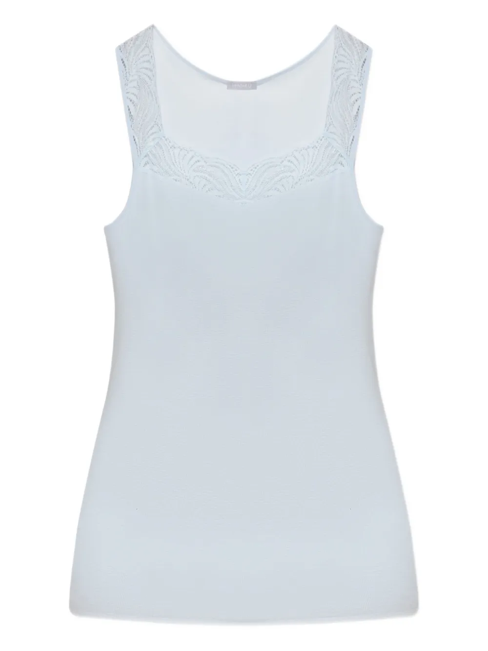 Топ-майка Delight с отделкой из кружева Hanro, синий 
Топ-майка Delight с отделкой из кружева Hanro, синий