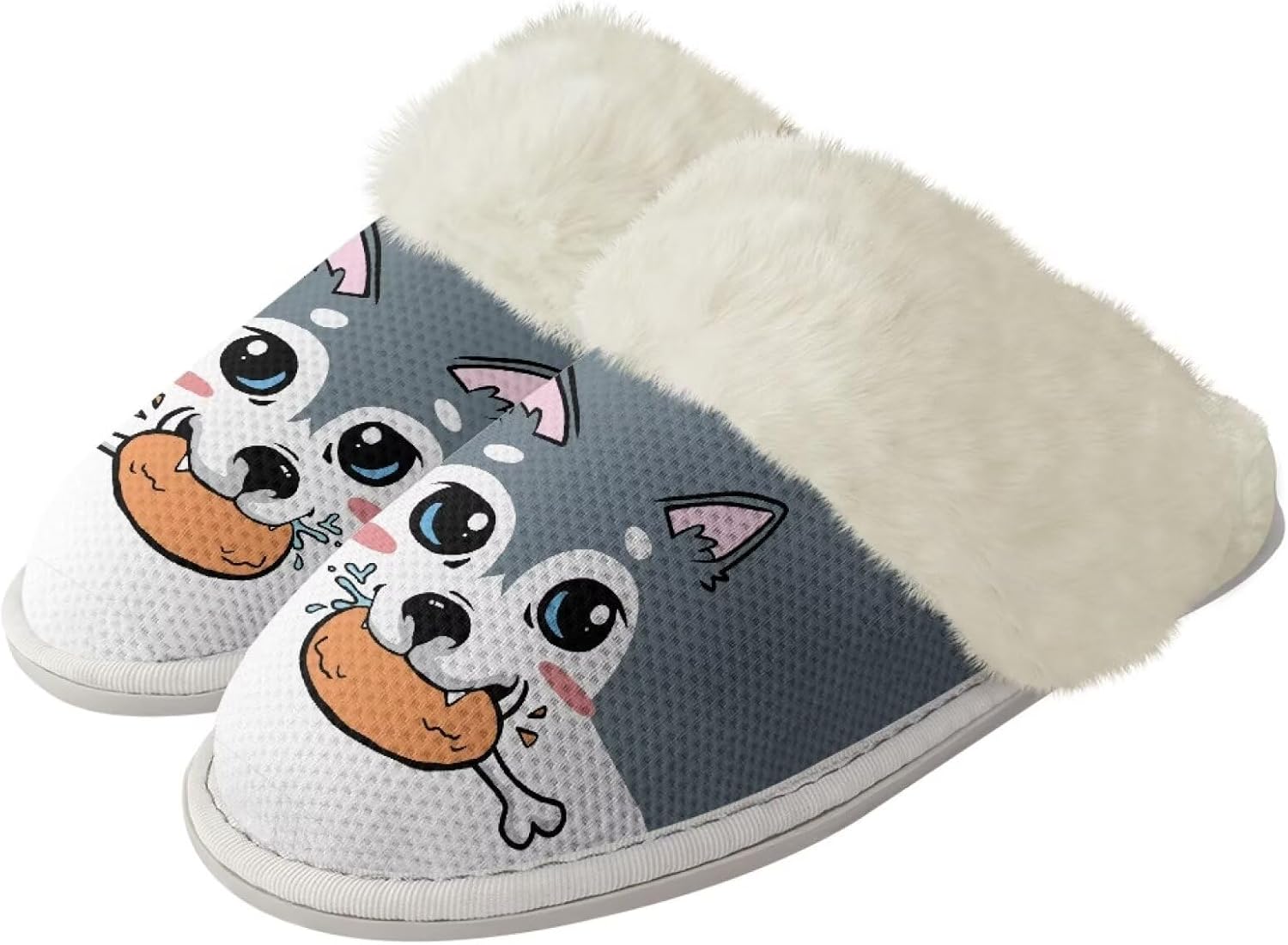 Женские домашние уютные тапочки без шнурков, мягкие пушистые домашние тапочки, унисекс, бесшумные, с нескользящей резиновой подошвой, для спа-процедур и ванны Watdotory, Cute Dog
Женские домашние уютные тапочки без шнурков, мягкие пушистые домашние тапочки, унисекс, бесшумные, с нескользящей резиновой подошвой, для спа-процедур и ванны Watdotory, Cute Dog