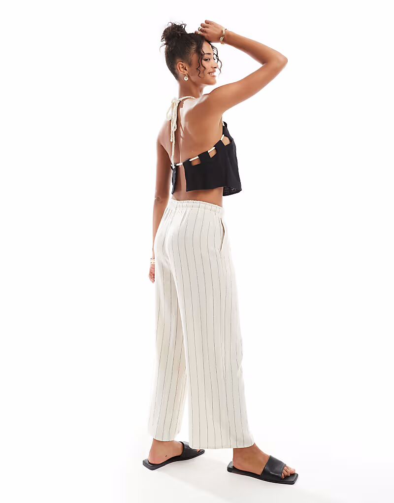 Топ на бретельках ASOS DESIGN черного цвета с отделкой в виде веревки
Топ на бретельках ASOS DESIGN черного цвета с отделкой в виде веревки