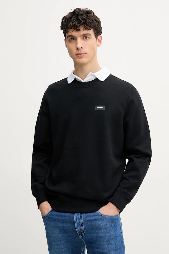 Хлопковая толстовка Karl Lagerfeld, черный
Хлопковая толстовка Karl Lagerfeld, черный