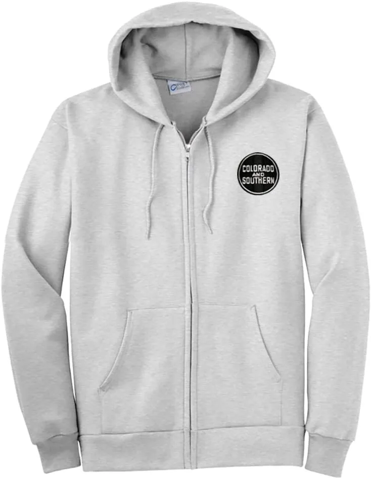 Толстовка с капюшоном Colorado and Southern Railway на молнии Daylight Sales
Толстовка с капюшоном Colorado and Southern Railway на молнии Daylight Sales