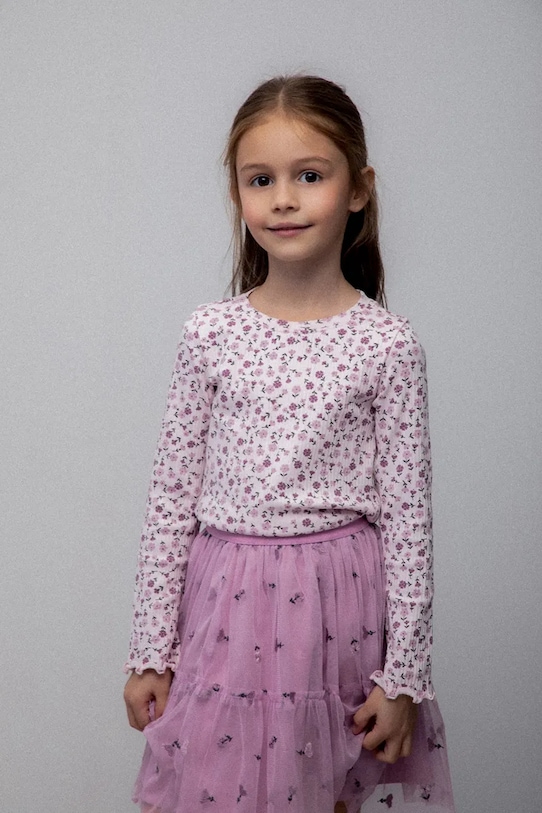 Хлопковый лонгслив Coccodrillo, розовый
Хлопковый лонгслив Coccodrillo, розовый