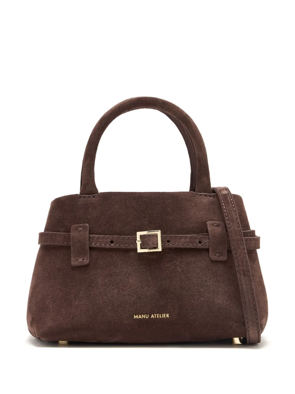 Кожаная сумка-тоут Manu Atelier, коричневый
Кожаная сумка-тоут Manu Atelier, коричневый