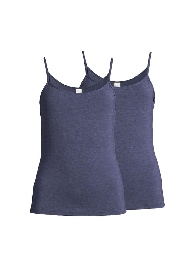 Спагетти топ 2 шт. в упаковке легкий и простой Nina Von C., синий
Спагетти топ 2 шт. в упаковке легкий и простой Nina Von C., синий