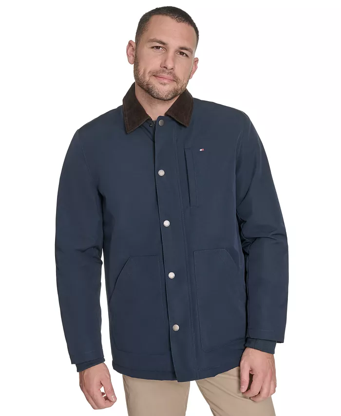 Мужское пальто Highland Barn с воротником из вельвета Tommy Hilfiger, синий
Мужское пальто Highland Barn с воротником из вельвета Tommy Hilfiger, синий