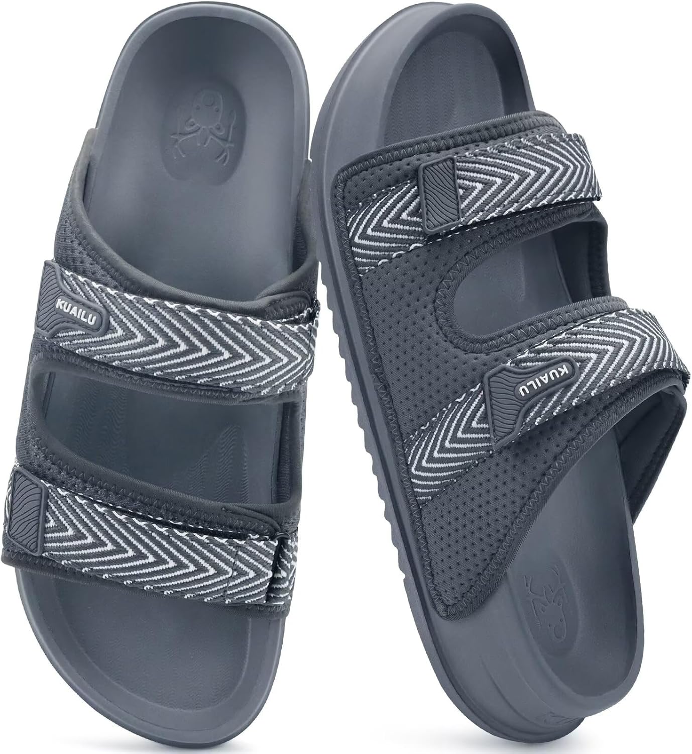Мужские повседневные сандалии KuaiLu, удобные ортопедические с поддержкой свода стопы, при фасциите, пляжные спортивные прогулочные туфли, с амортизирующей подошвой из пены с эффектом памяти, шлепанцы для дома и улицы, серый
Мужские повседневные сандалии KuaiLu, удобные ортопедические с поддержкой свода стопы, при фасциите, пляжные спортивные прогулочные туфли, с амортизирующей подошвой из пены с эффектом памяти, шлепанцы для дома и улицы, серый