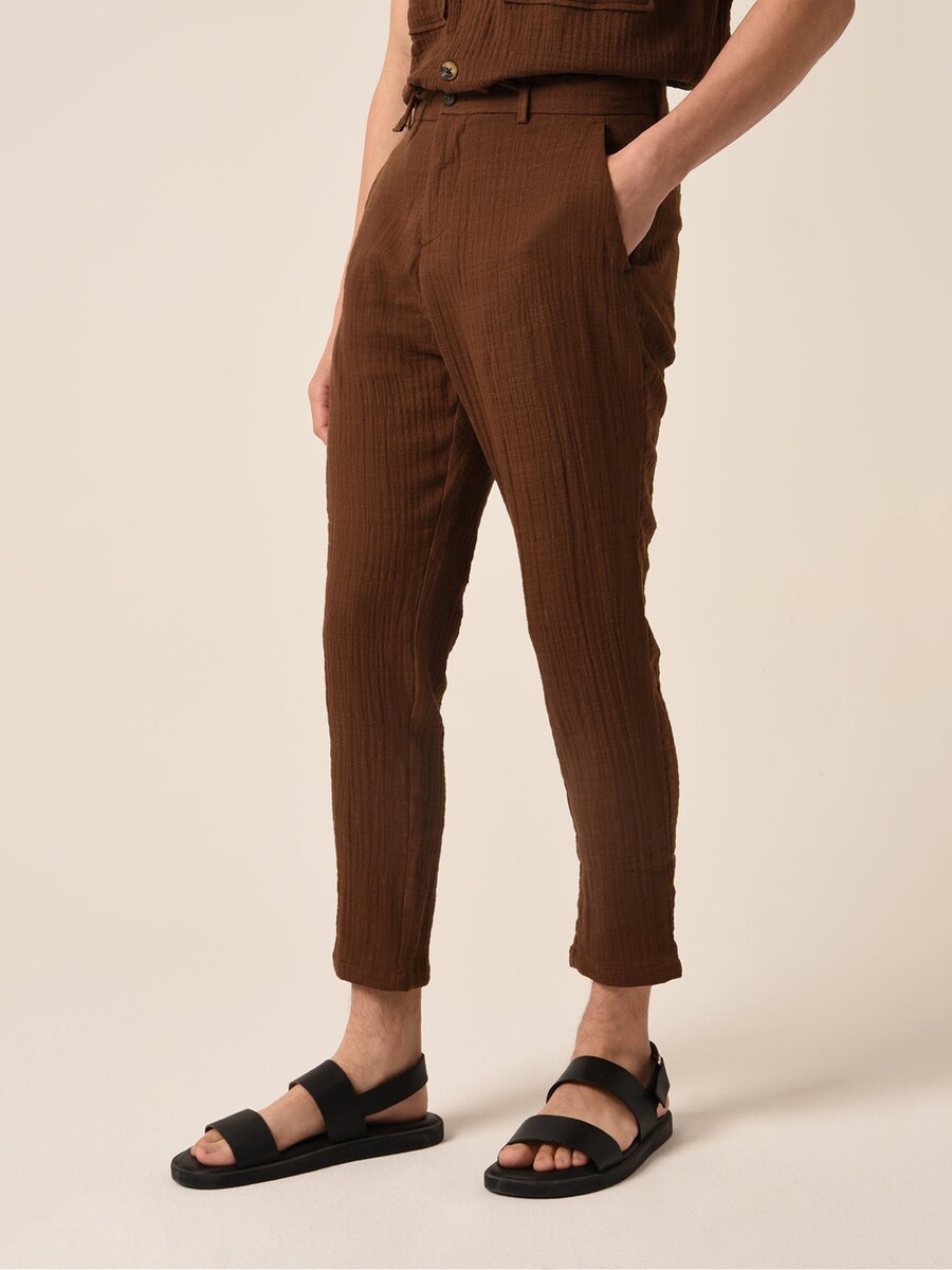 Брюки зауженного кроя Antioch, коричневый
Брюки зауженного кроя Antioch, коричневый