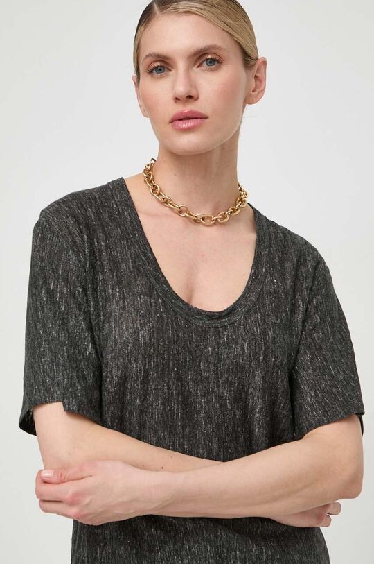 Льняная футболка Pinko, серый
Льняная футболка Pinko, серый