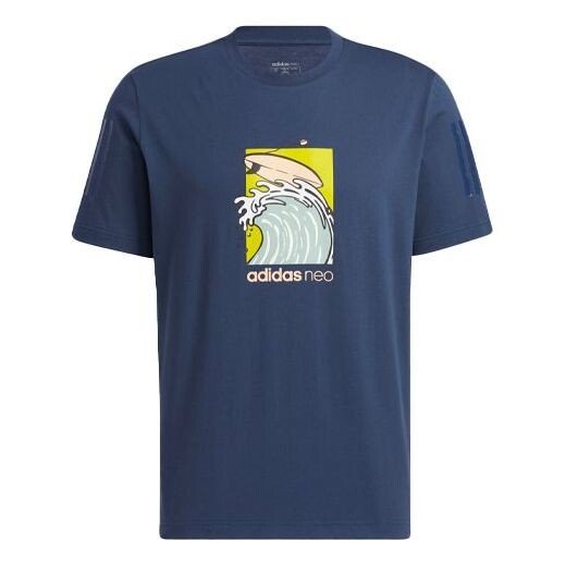 Футболка Men's adidas neo Pattern Cartoon Printing Sports Round Neck Short Sleeve Navy Blue T-Shirt, синий
Футболка Men's adidas neo Pattern Cartoon Printing Sports Round Neck Short Sleeve Navy Blue T-Shirt, синий