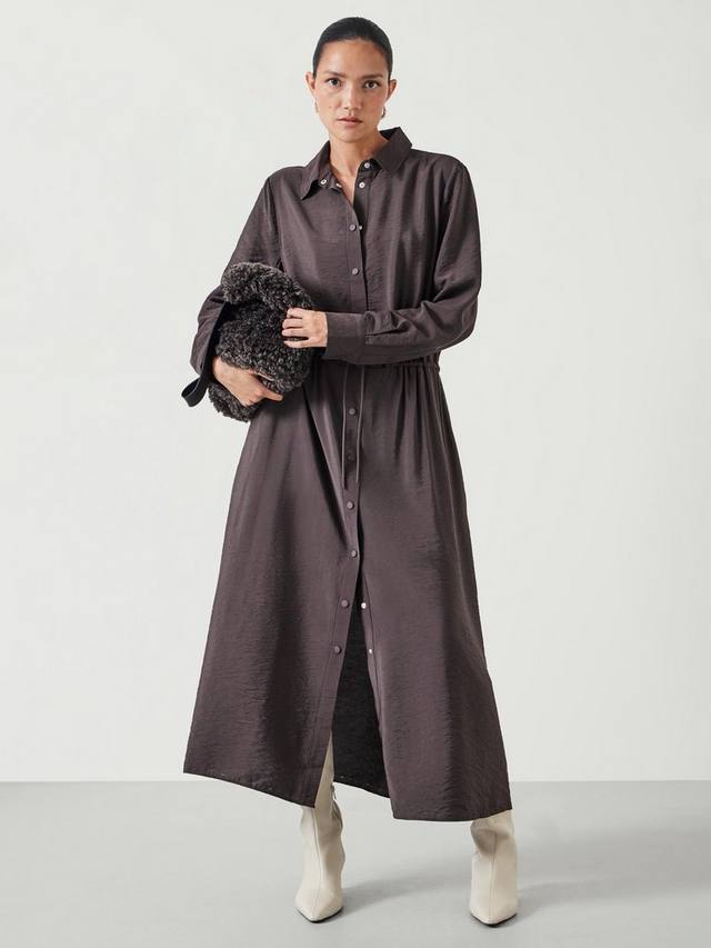 Платье-рубашка martina миди HUSH, цвет Chocolate Brown
Платье-рубашка martina миди HUSH, цвет Chocolate Brown