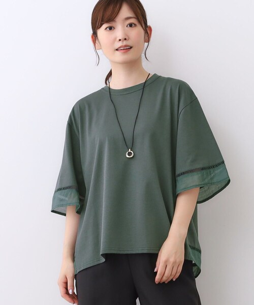 Футболка с кружевными вставками Reflect, сине-зеленый
Футболка с кружевными вставками Reflect, сине-зеленый