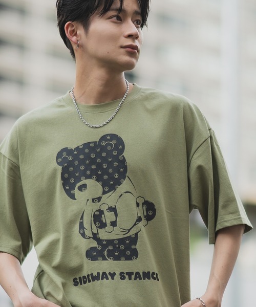 SIDEWAY STANCE Футболка с короткими рукавами и графическим принтом Sideways Stance, цвет хаки
SIDEWAY STANCE Футболка с короткими рукавами и графическим принтом Sideways Stance, цвет хаки