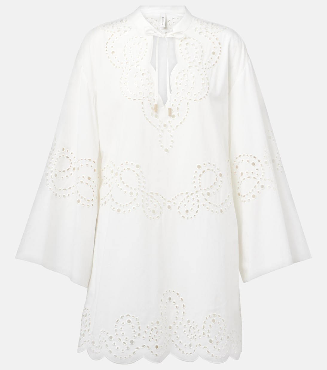 Мини-платье Sarina с вышивкой ришелье Simkhai, белый
Мини-платье Sarina с вышивкой ришелье Simkhai, белый