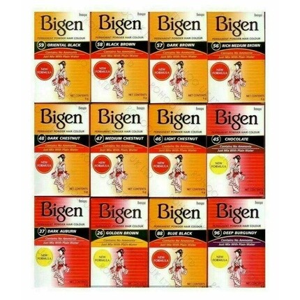 Перманентная порошковая краска для волос Bigen — без аммиака, Bigben
Перманентная порошковая краска для волос Bigen — без аммиака, Bigben