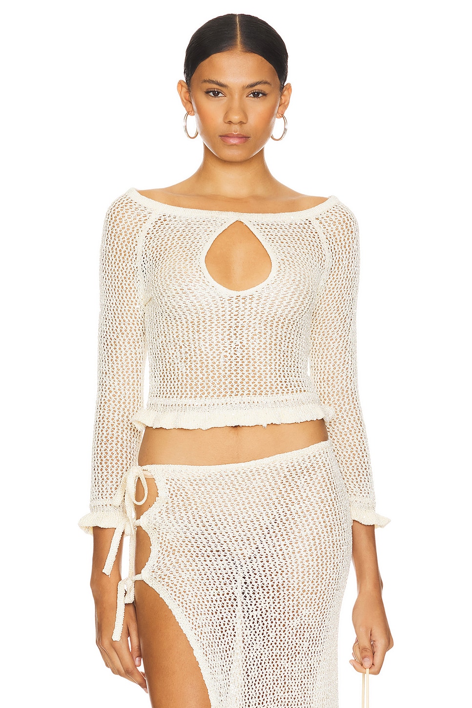 Топ с пайетками alexius Loba, белый
Топ с пайетками alexius Loba, белый