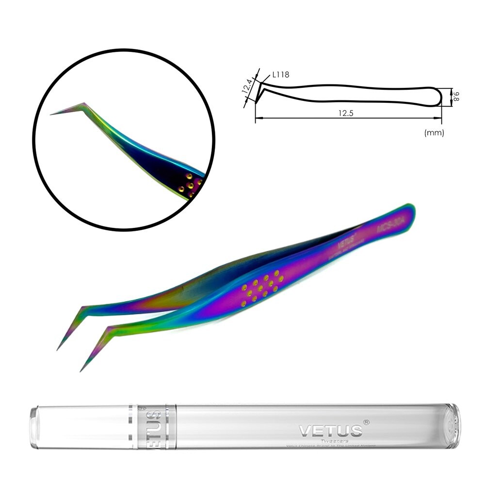 Пинцет Vetus MCS-30A, градиентный
Пинцет Vetus MCS-30A, градиентный