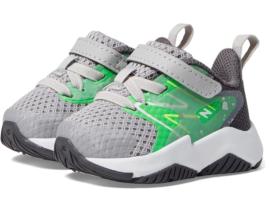 Кроссовки New Balance Rave Run v2 Bungee Lace with Hook-and-Loop Top Strap, цвет Raincloud/Green Punch
Кроссовки New Balance Rave Run v2 Bungee Lace with Hook-and-Loop Top Strap, цвет Raincloud/Green Punch