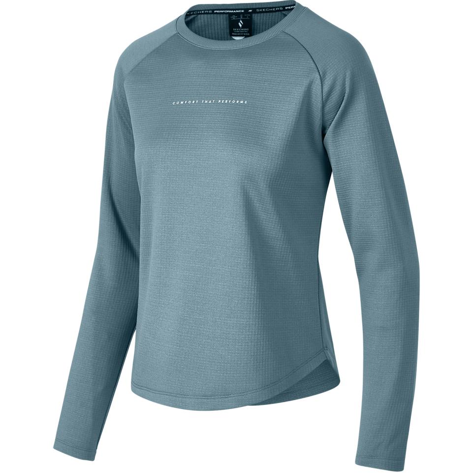 Футболка с рукавом реглан женская синяя Skechers, Blue-027C
Футболка с рукавом реглан женская синяя Skechers, Blue-027C