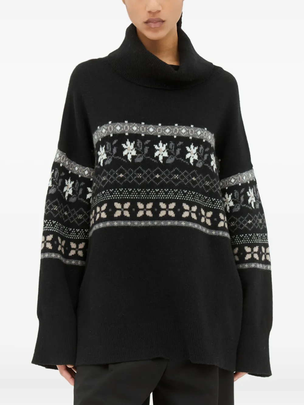 Водолазка Leonora с узором «фэр-айл» Skall Studio, черный
Водолазка Leonora с узором «фэр-айл» Skall Studio, черный