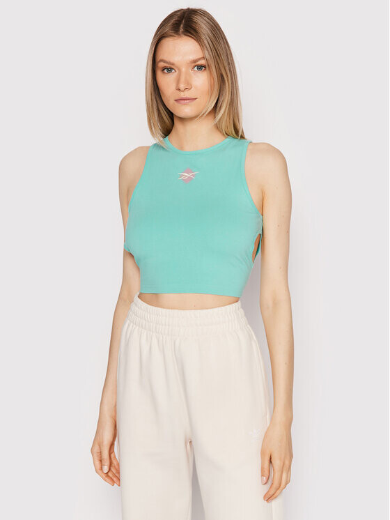 Топ приталенного кроя Reebok, зеленый
Топ приталенного кроя Reebok, зеленый