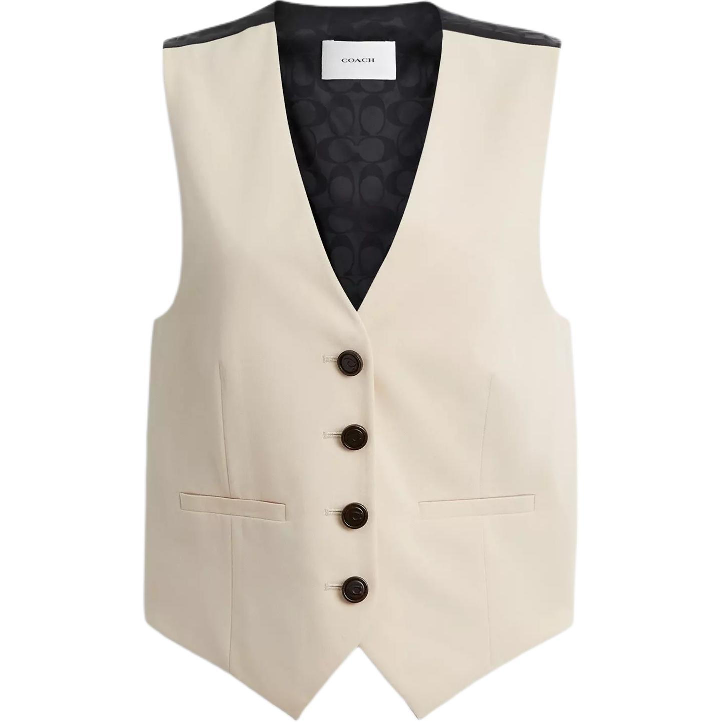 COACH Женская бежевая жилетка, Beige
COACH Женская бежевая жилетка, Beige